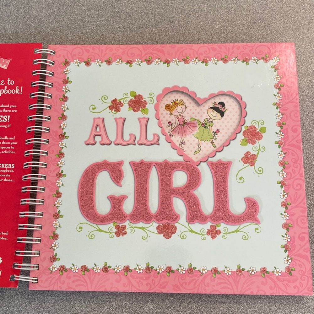 Scrap book activity book. “All Girl”.